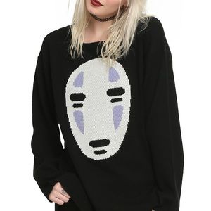 Studio Ghibli Her Universe Spirited Away No-Face Girls Sweater